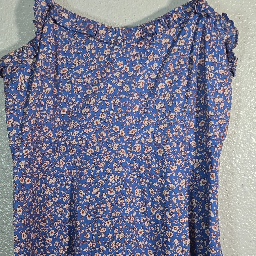 Madewell Cami Ruffle Hem Mini Floral Print Dress - Picture 3 of 12